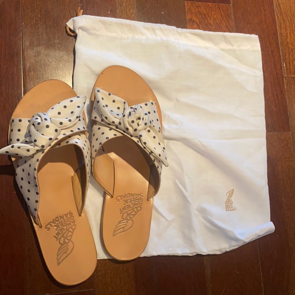 Ancient Greek Sandals with dust bag 38/8